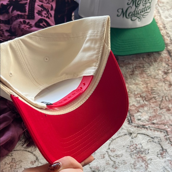 Red and White 'I Could Be Meaner' Cap - Picture 3 of 3